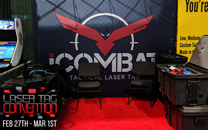 iCOMBAT At The Laser Tag Convention!