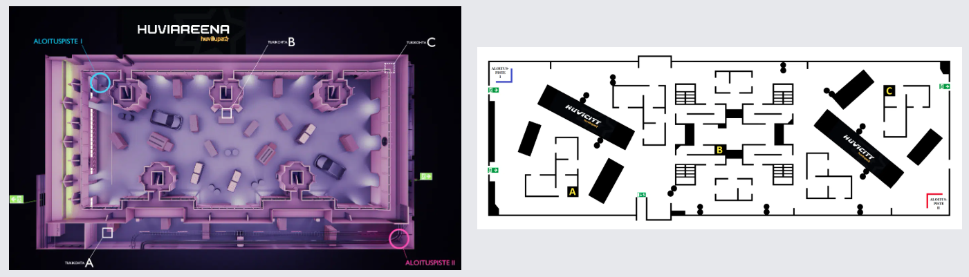 Huvilupa Arena Layout