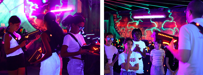 Traditional laser tag